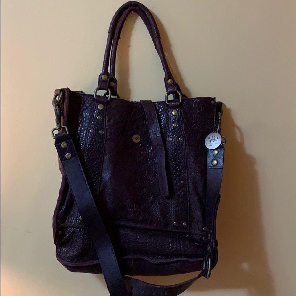 Will leather goods messenger bag!!!